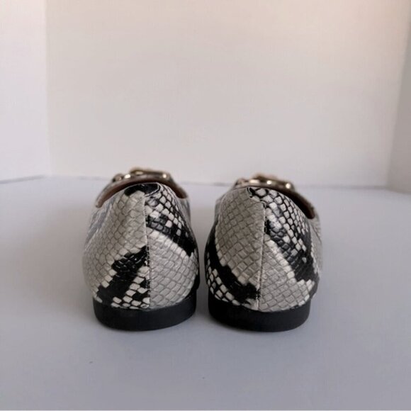 Aerosoles - Snake Pattern Ballet Flat Slip On - Multi Natural Snake. Size: 6 US. - Picture 4 of 15